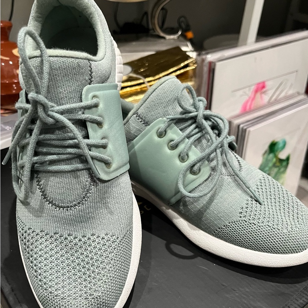 Aldo Mint Green Sneakers Size 7